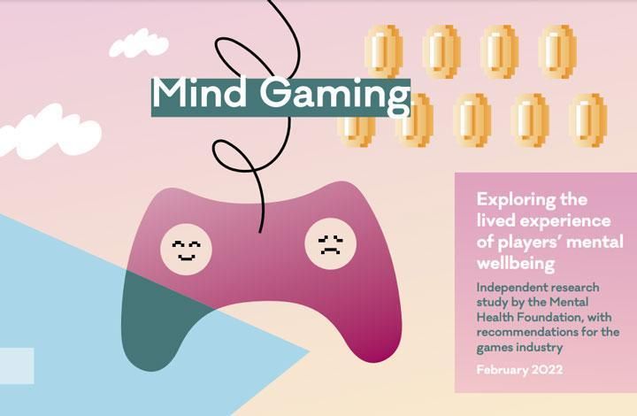 Graphic of video game controller, with the heading 'Mind Gaming'